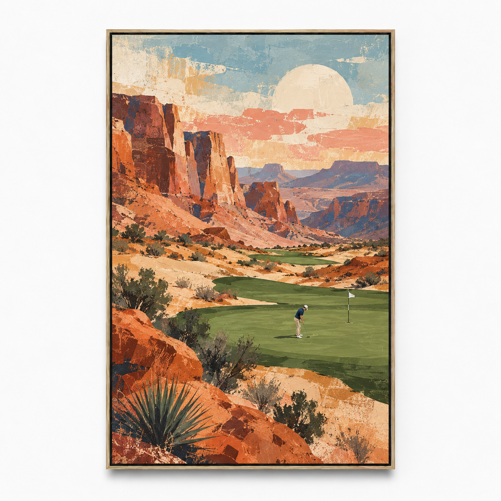 Impasto "Canyon Moonrise"