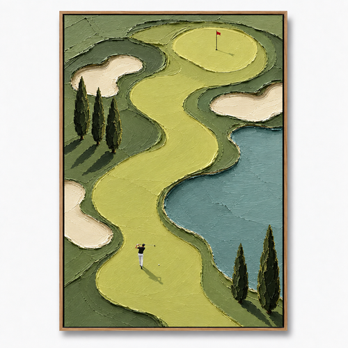 Impasto "Winding Green Fairway"