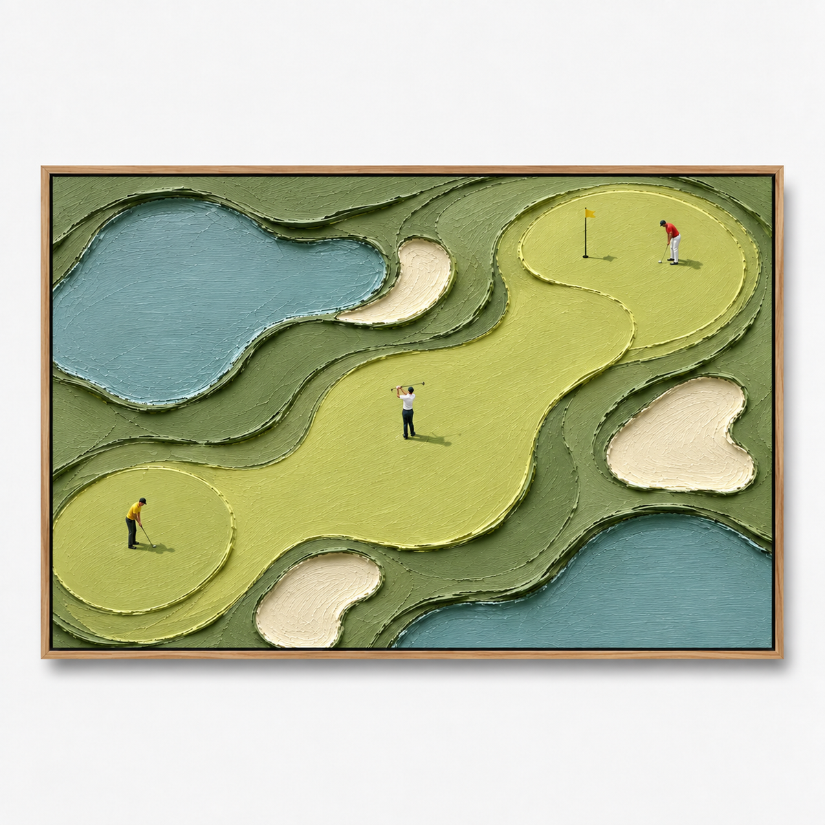 Impasto "Golden Fairway Loop"