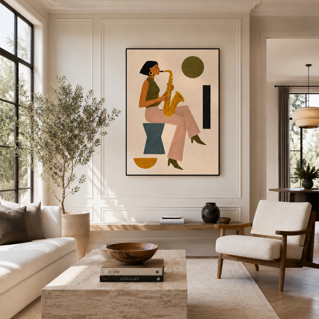 Graffiti & Pop Art Wall Art "Velvet Cadence"