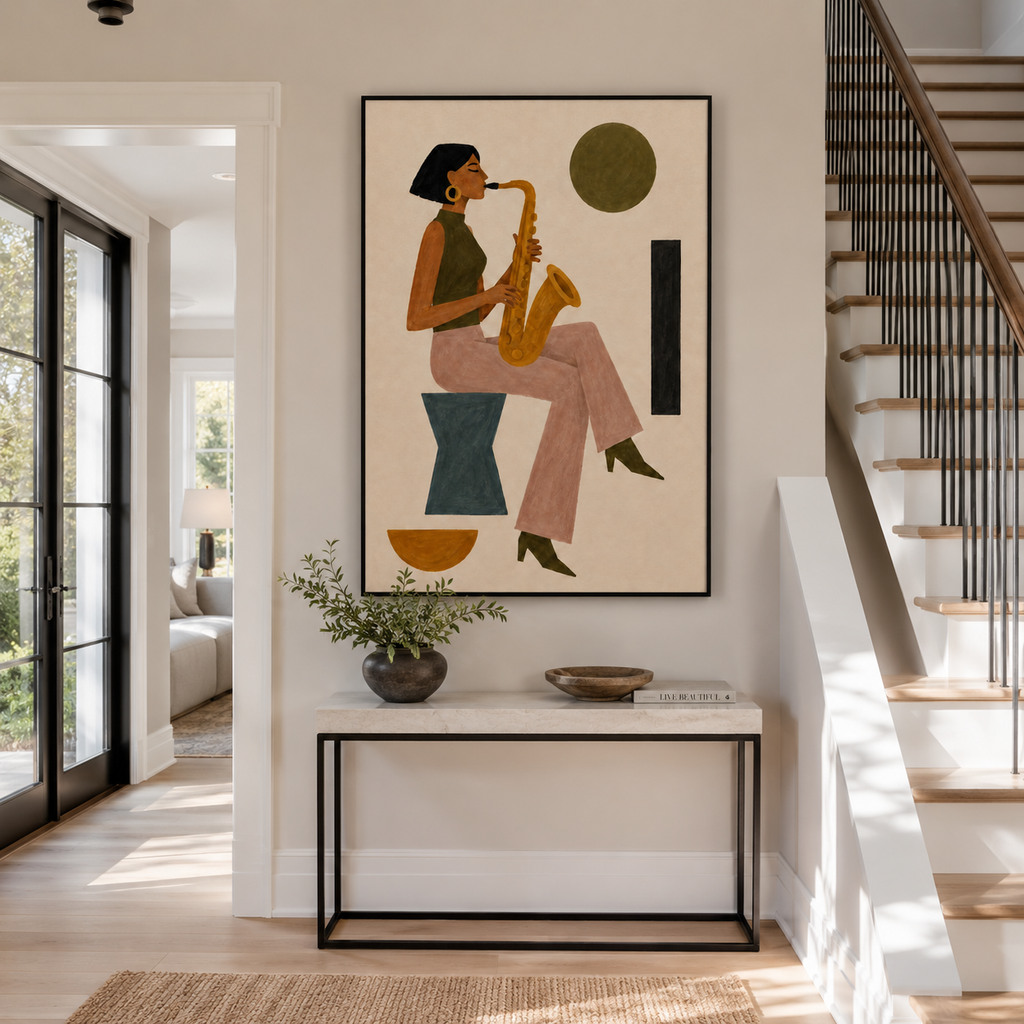 Graffiti & Pop Art Wall Art "Velvet Cadence"