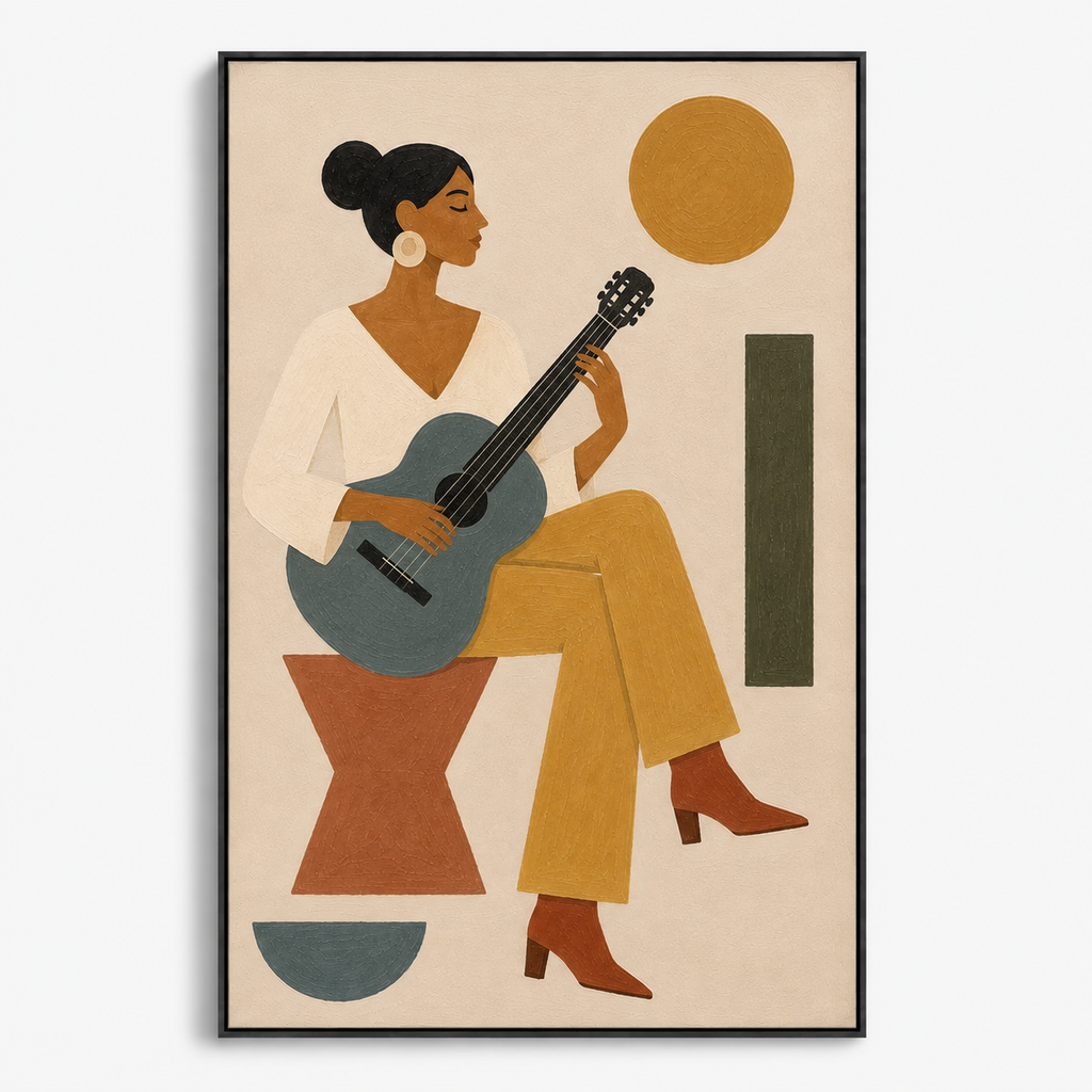 Graffiti & Pop Art Wall Art "Guitar Serenade"