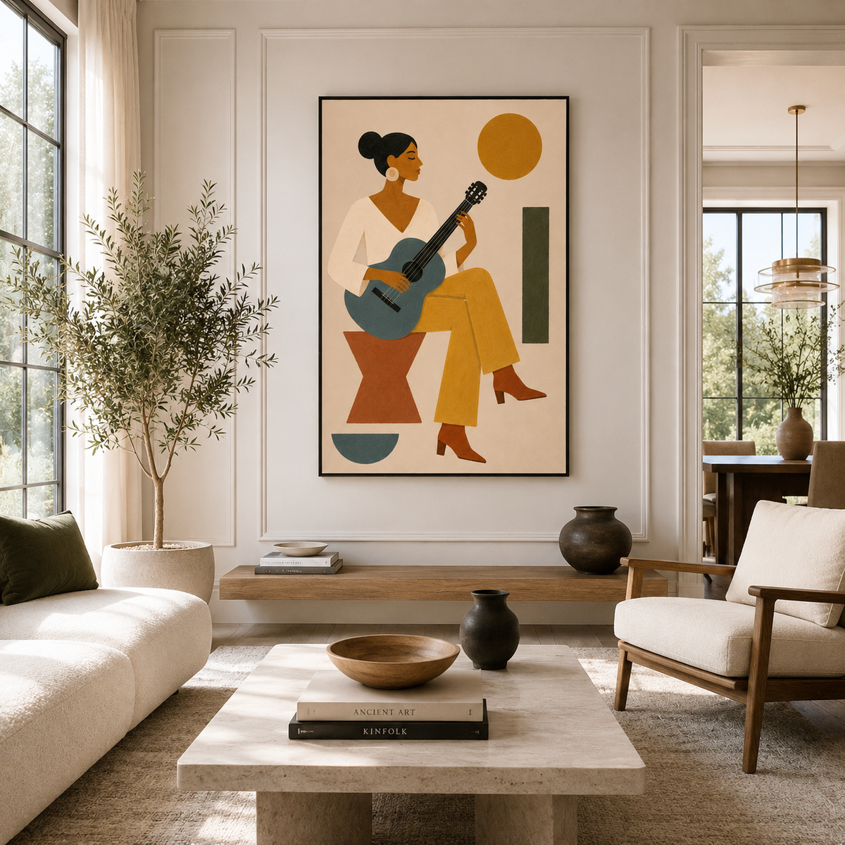 Graffiti & Pop Art Wall Art "Guitar Serenade"