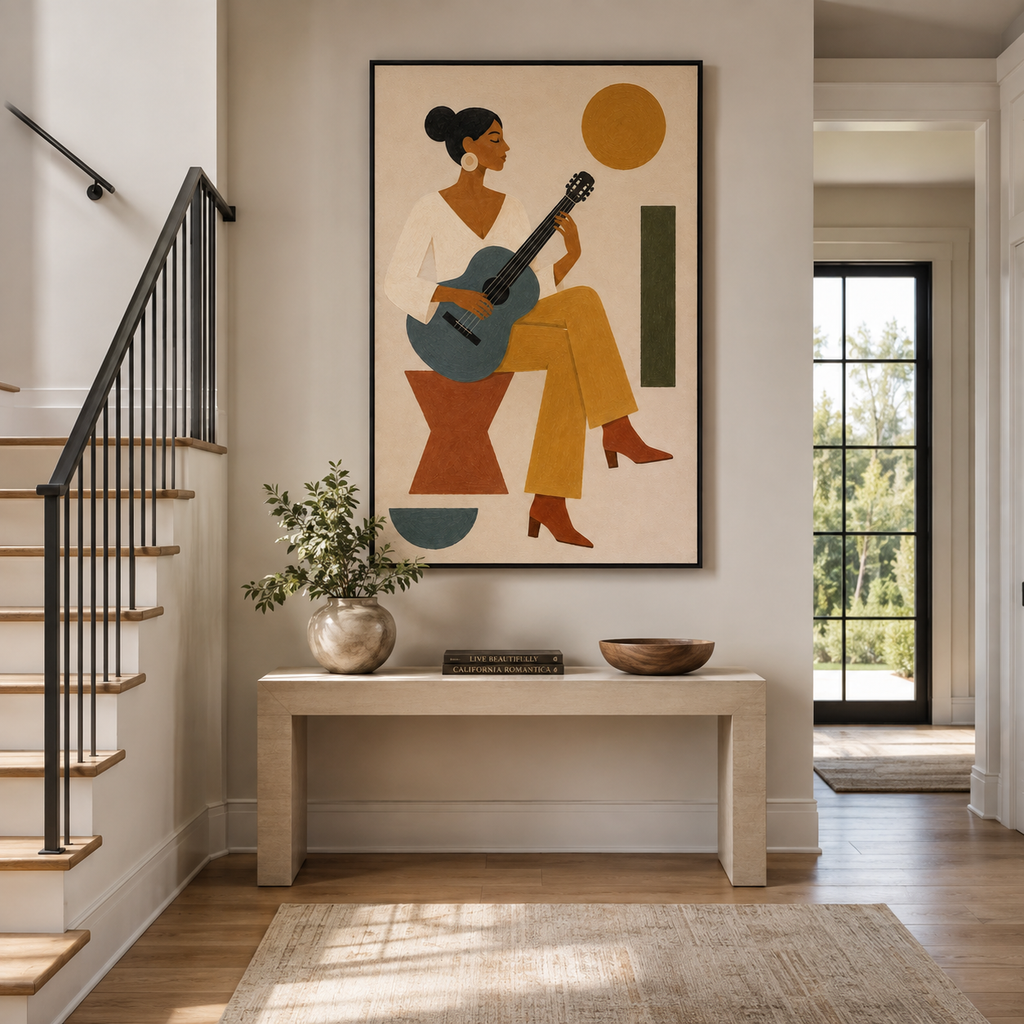 Graffiti & Pop Art Wall Art "Guitar Serenade"