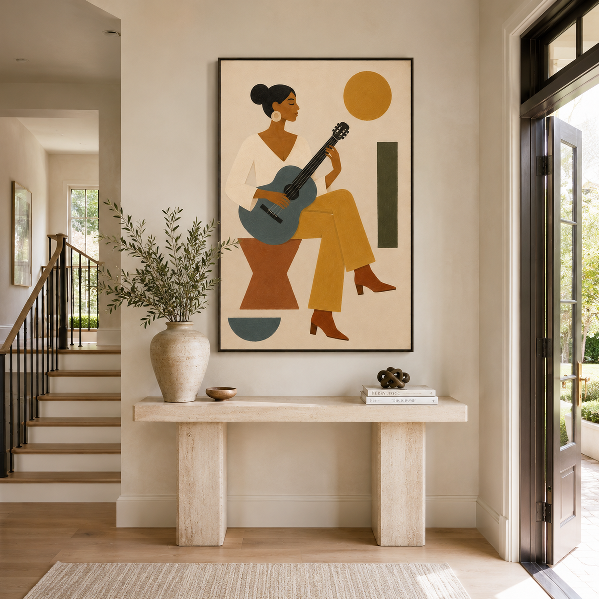 Graffiti & Pop Art Wall Art "Guitar Serenade"