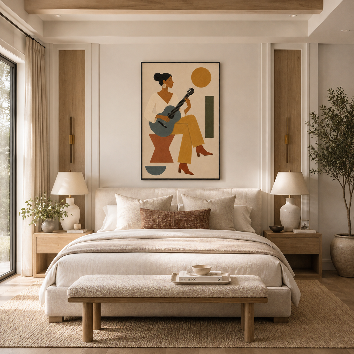 Graffiti & Pop Art Wall Art "Guitar Serenade"