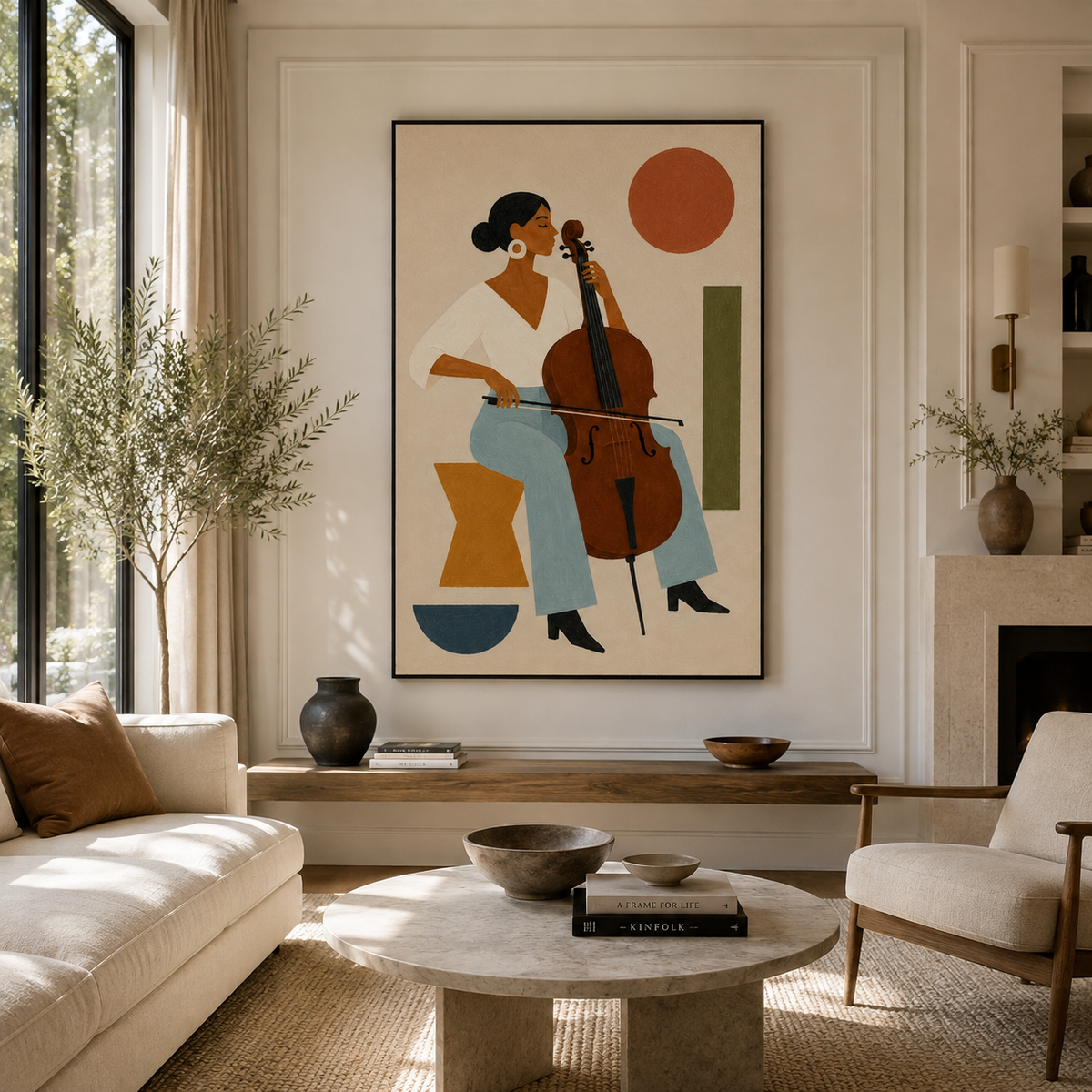 Graffiti & Pop Art Wall Art "Amber Sonata"
