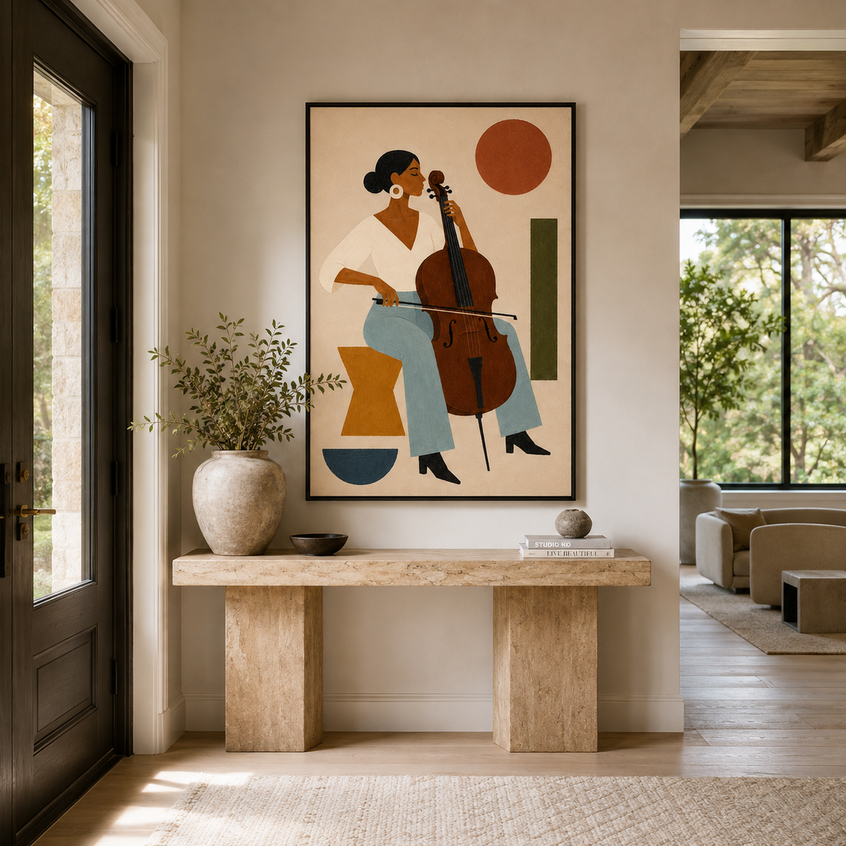 Graffiti & Pop Art Wall Art "Amber Sonata"