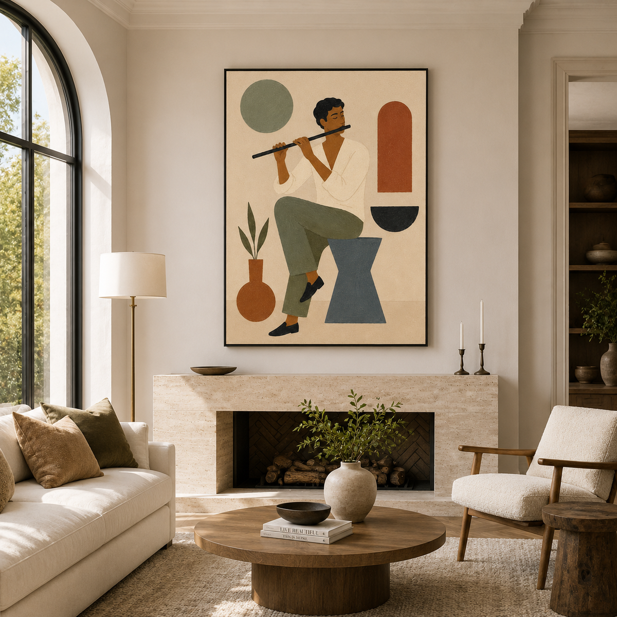 Graffiti & Pop Art Wall Art "Flute Interlude"