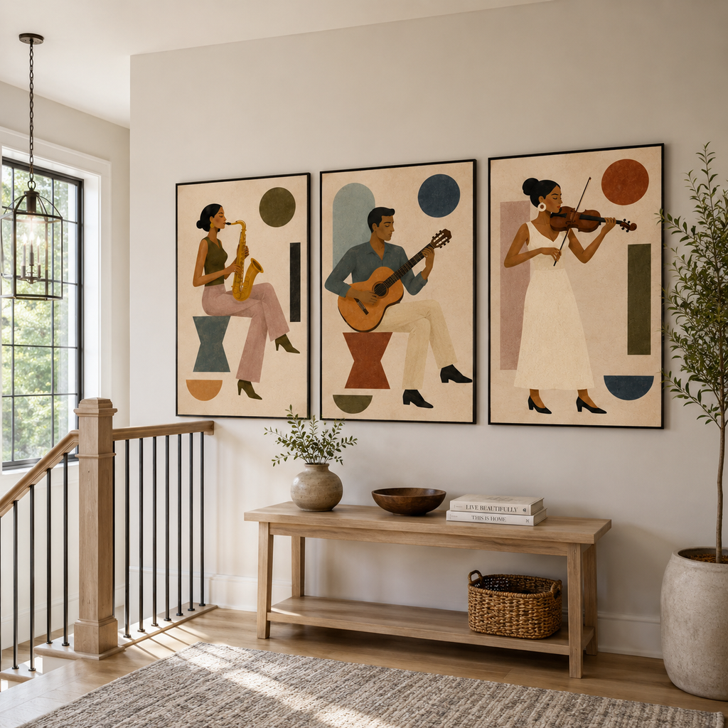 Graffiti & Pop Art Wall Art "Trio in Motion"