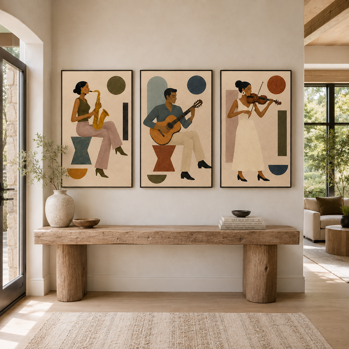 Graffiti & Pop Art Wall Art "Trio in Motion"
