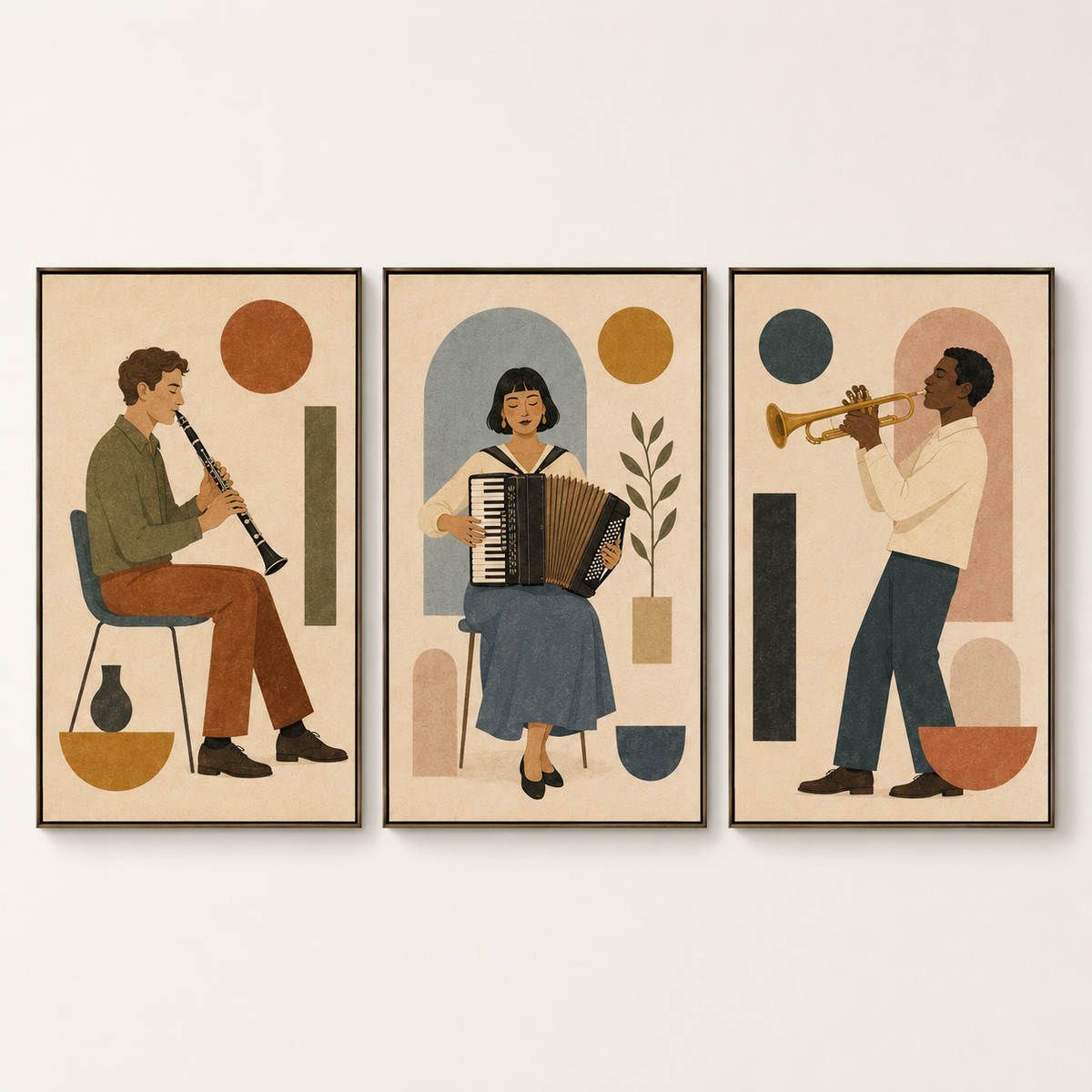 Graffiti & Pop Art Wall Art "Orchestra of Three"
