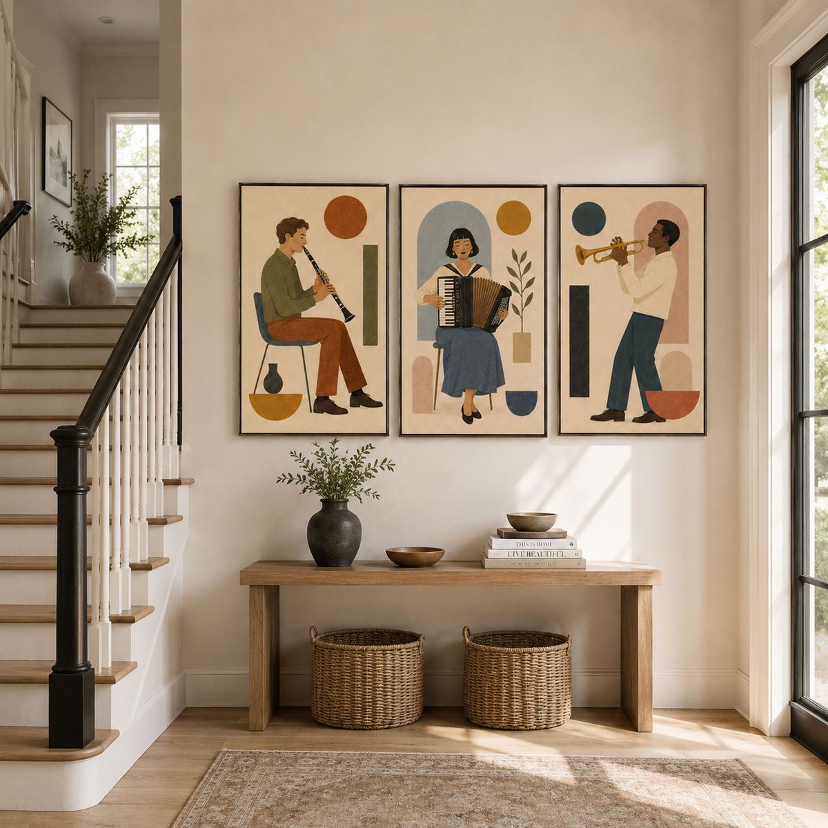 Graffiti & Pop Art Wall Art "Orchestra of Three"