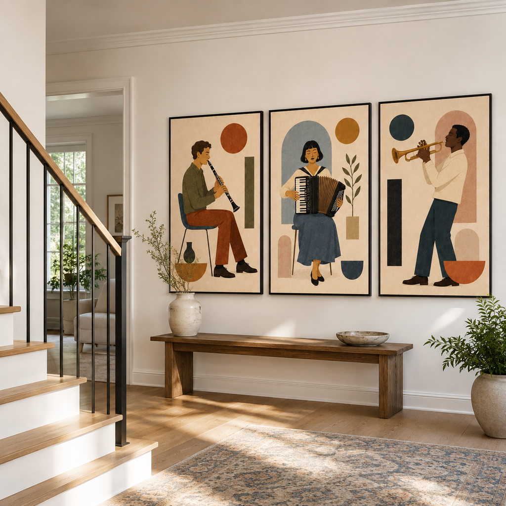 Graffiti & Pop Art Wall Art "Orchestra of Three"