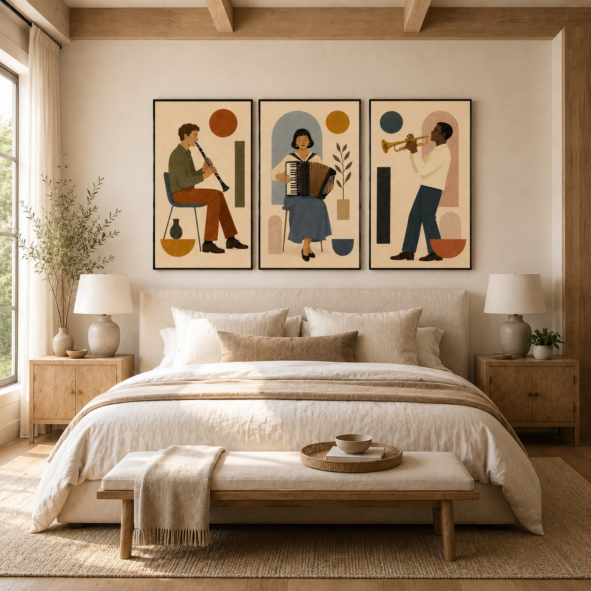 Graffiti & Pop Art Wall Art "Orchestra of Three"