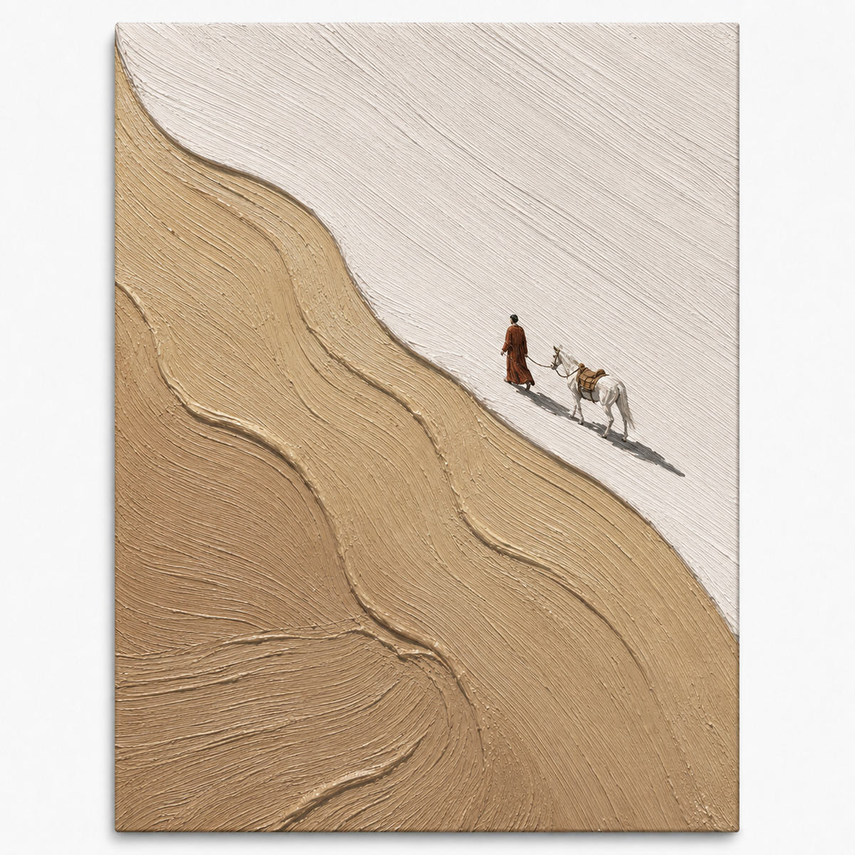 Plaster & Texture Art Wall Art "Desert Passage"