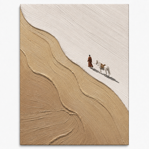 Plaster & Texture Art Wall Art "Desert Passage"