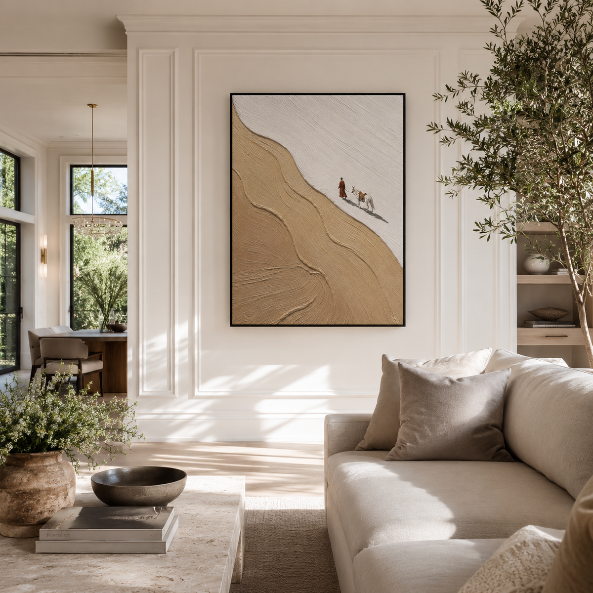 Plaster & Texture Art Wall Art "Desert Passage"