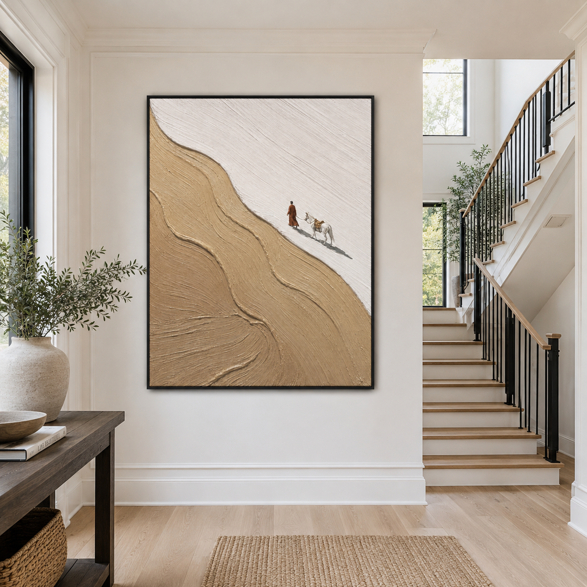 Plaster & Texture Art Wall Art "Desert Passage"
