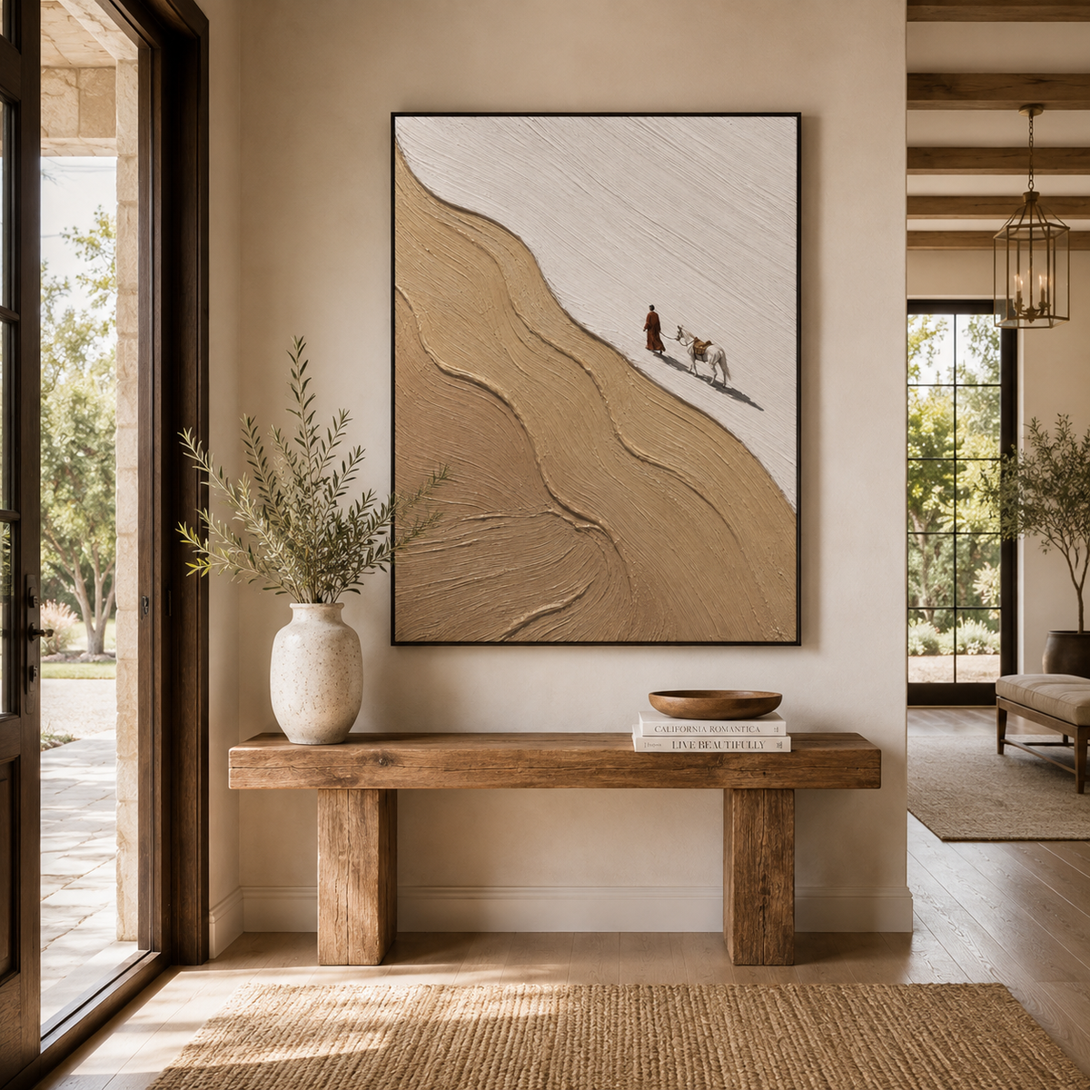 Plaster & Texture Art Wall Art "Desert Passage"