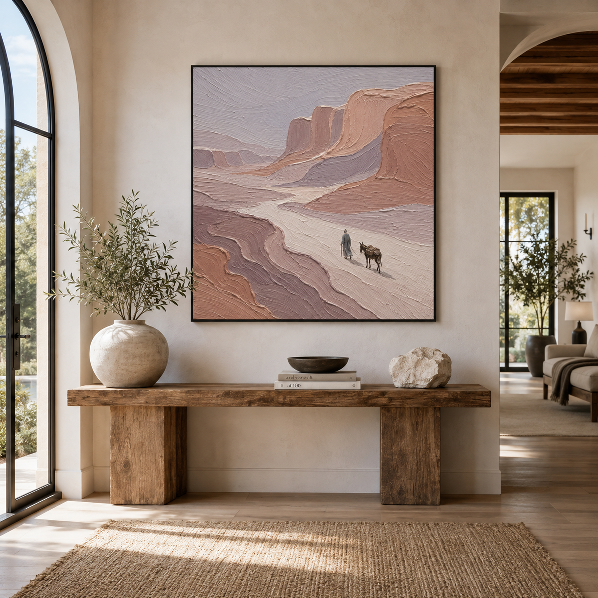 Plaster & Texture Art Wall Art "Canyon Wanderer"