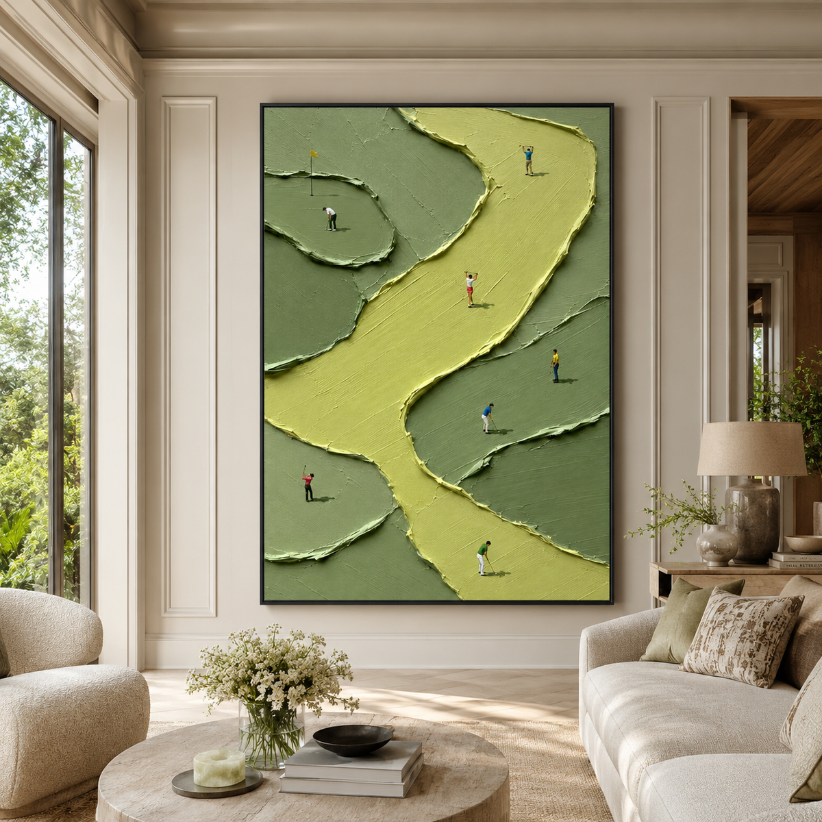 Plaster & Texture Art "Fairway Reverie"