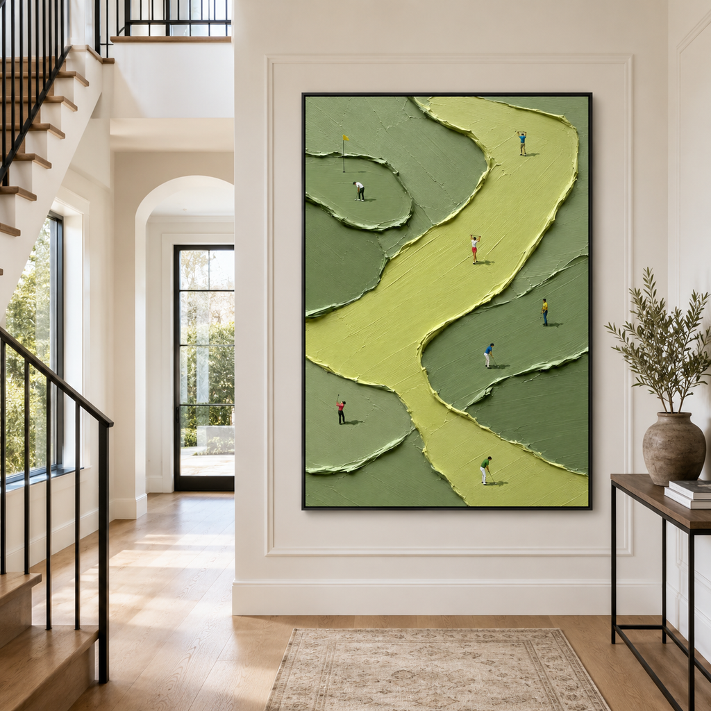 Plaster & Texture Art "Fairway Reverie"