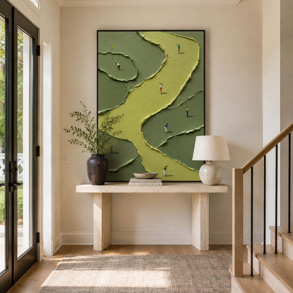 Plaster & Texture Art "Fairway Reverie"
