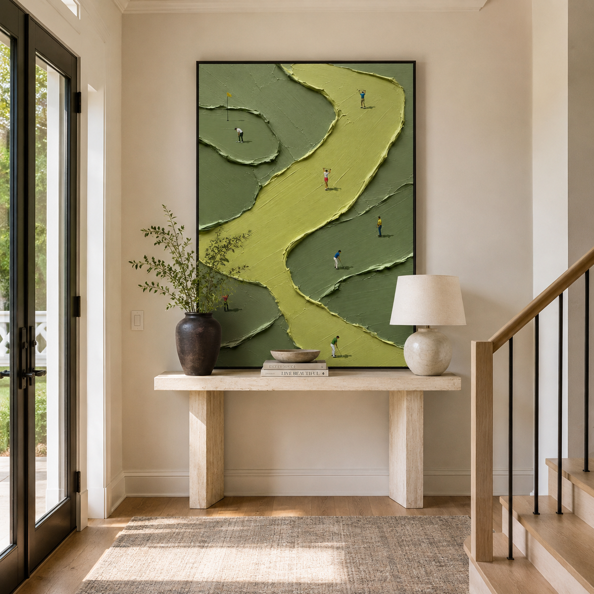Plaster & Texture Art "Fairway Reverie"