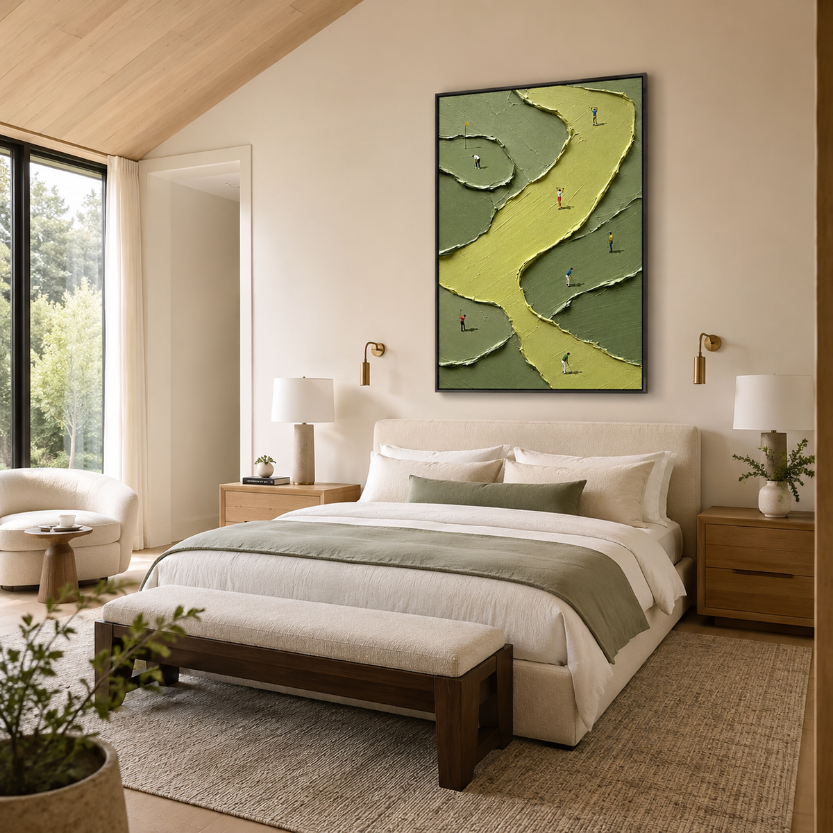 Plaster & Texture Art "Fairway Reverie"