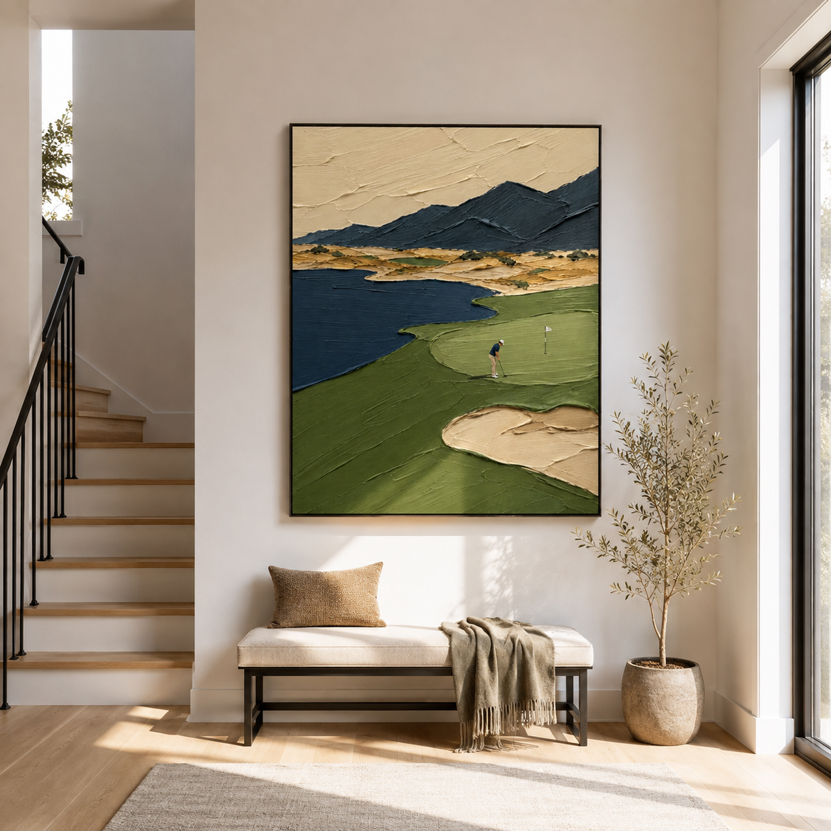 Impasto "Verdant Horizon"