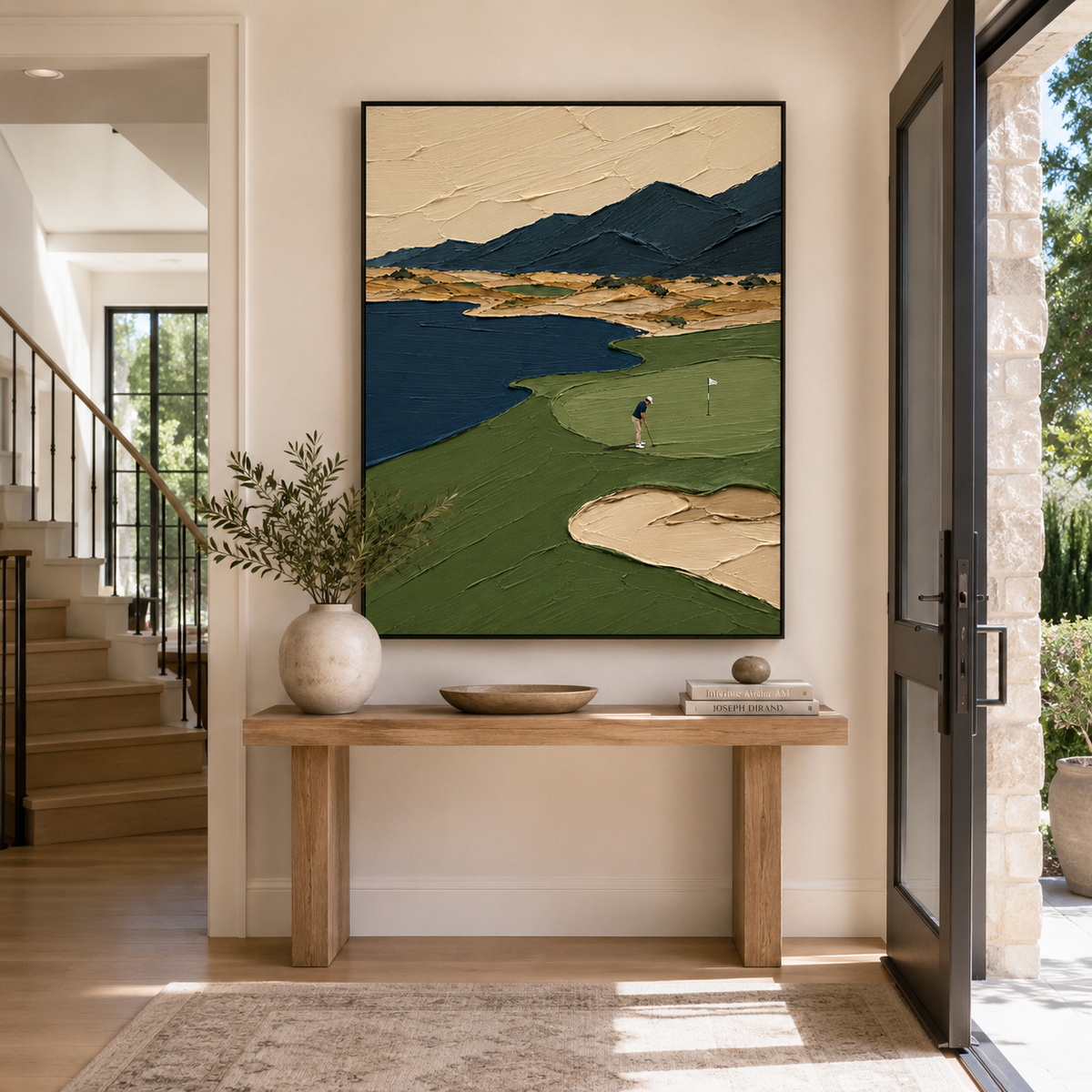 Impasto "Verdant Horizon"