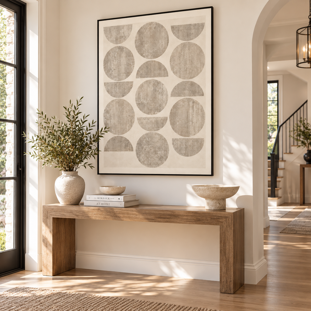 Wabi Sabi Art "Travertine Rhythm"