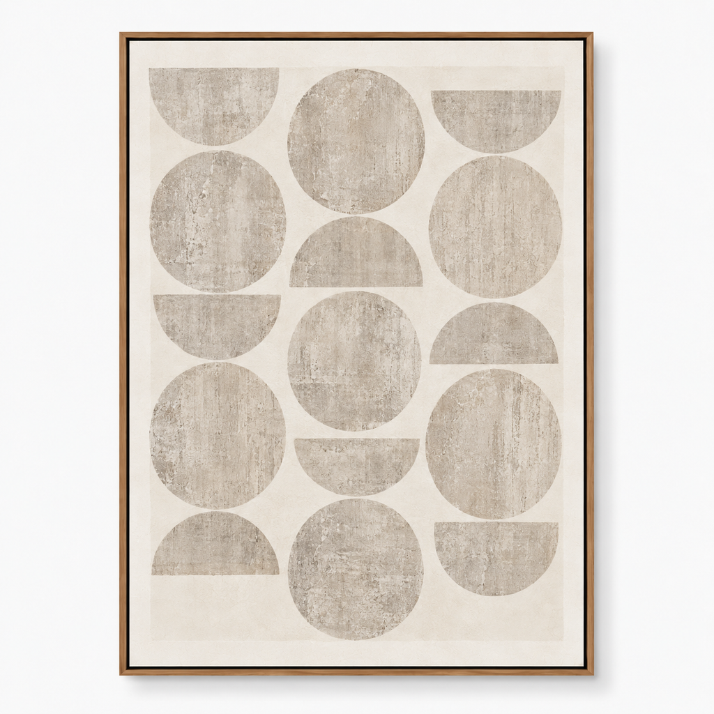 Wabi Sabi Art "Travertine Rhythm"