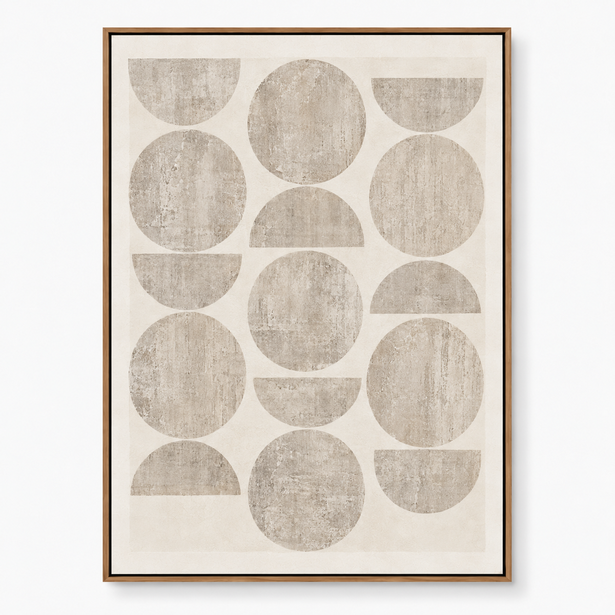 Wabi Sabi Art "Travertine Rhythm"