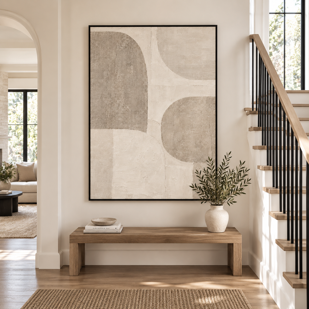 Wabi Sabi Art "Quiet Monolith"