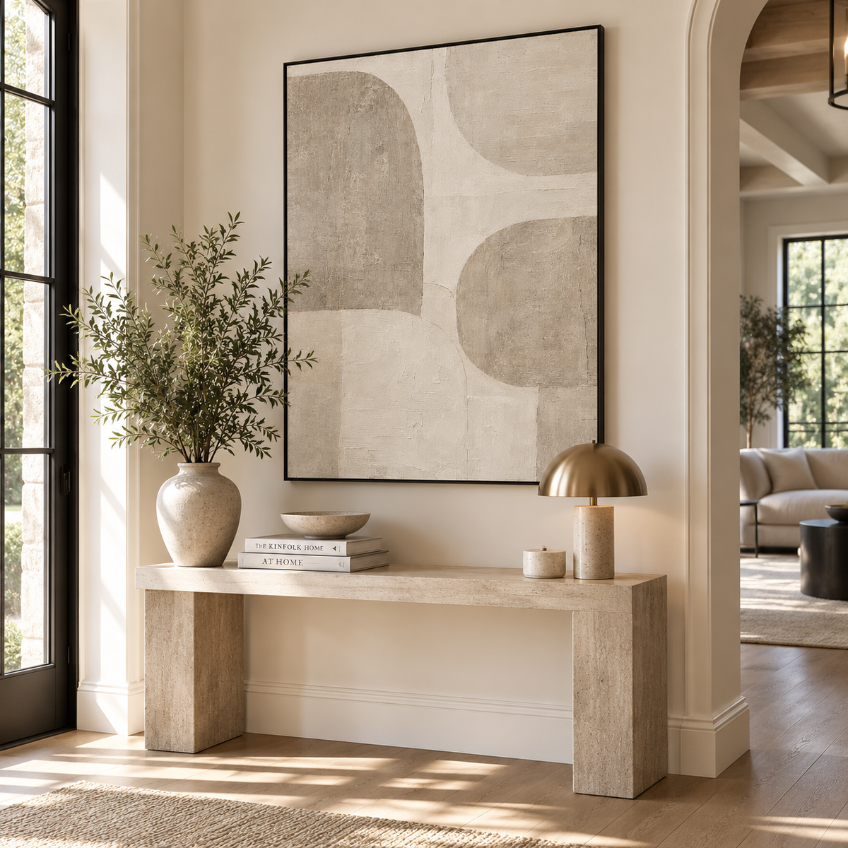 Wabi Sabi Art "Quiet Monolith"
