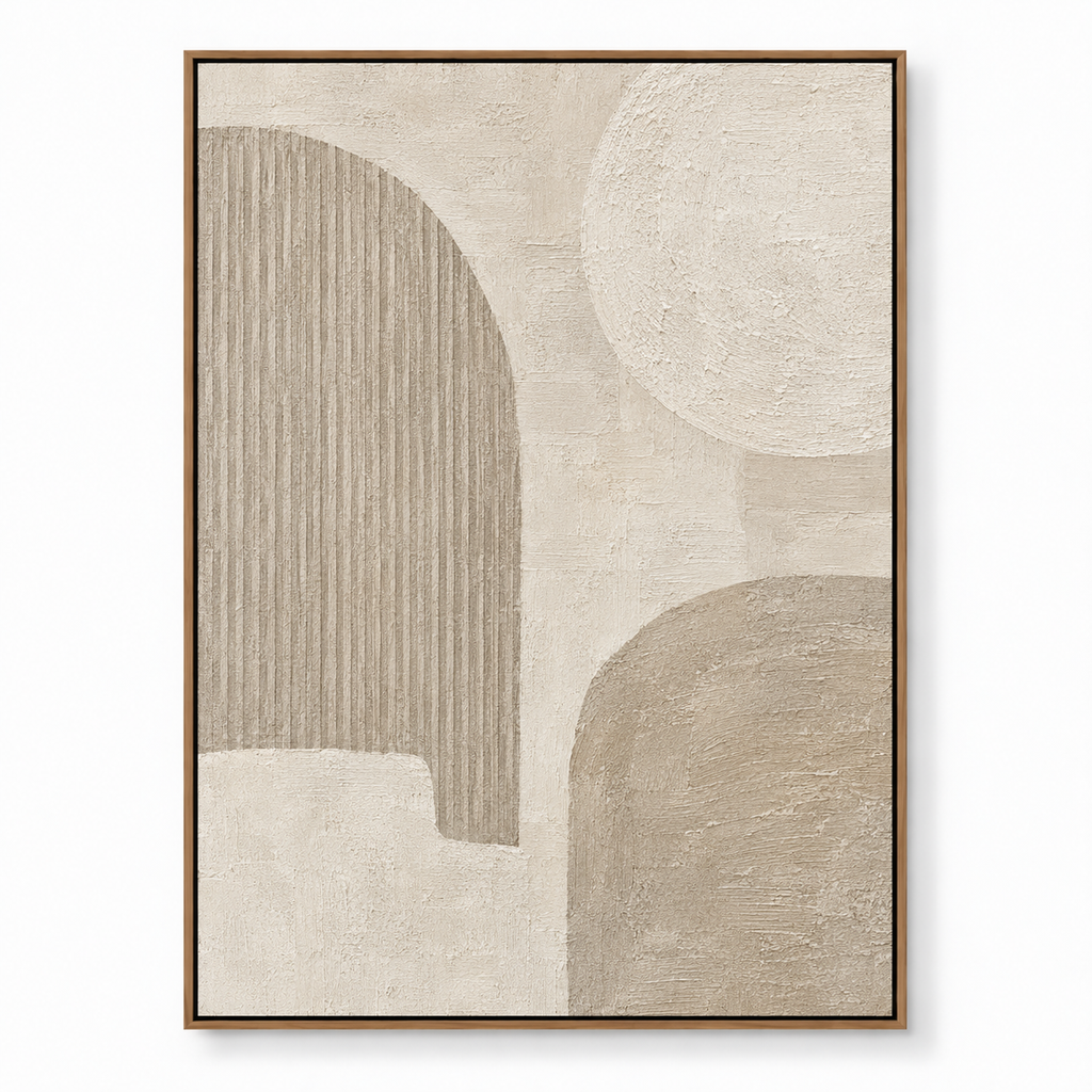 Wabi Sabi Art "Fluted Refuge"