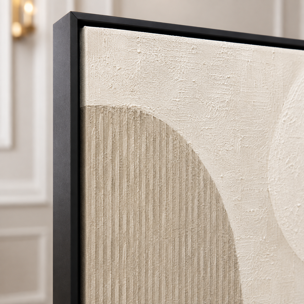 Wabi Sabi Art "Fluted Refuge"