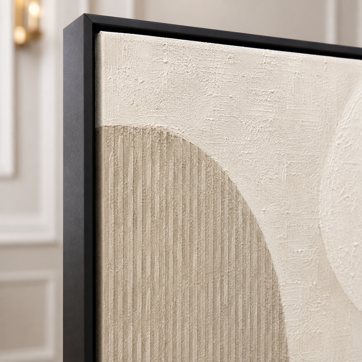 Wabi Sabi Art "Fluted Refuge"