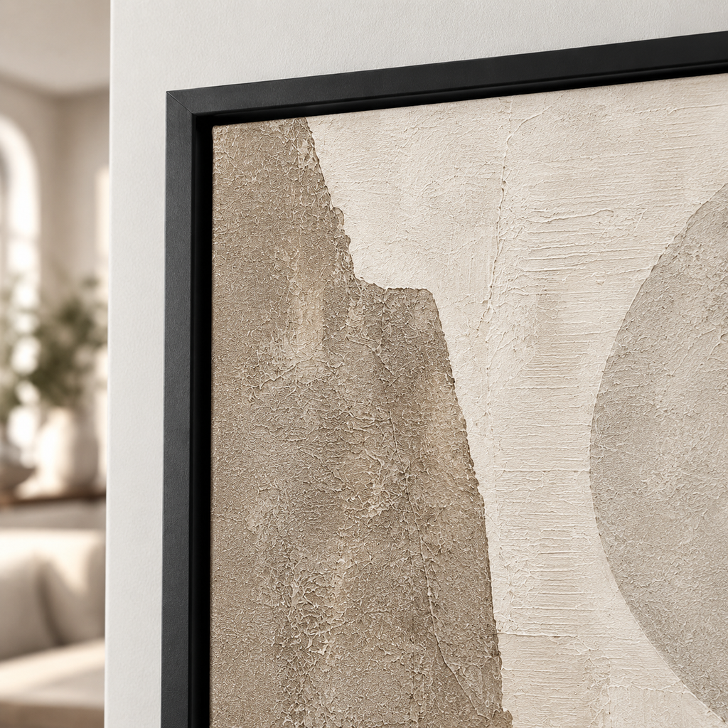 Wabi Sabi Art "Silent Horizon Line"