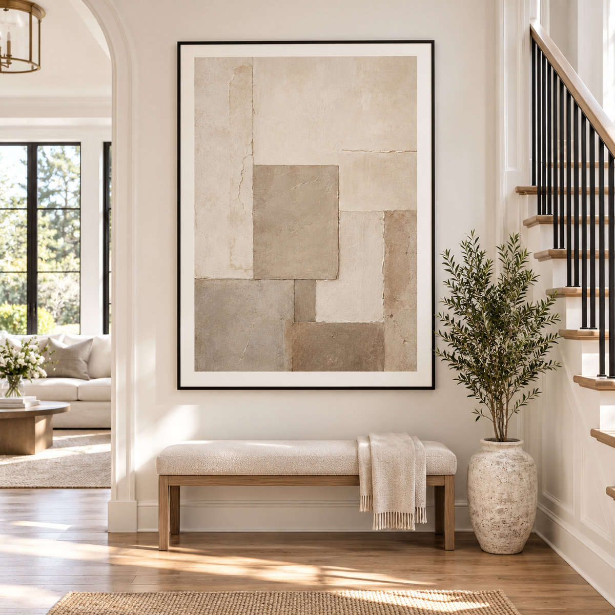 Wabi Sabi Art "Stone Fragments"