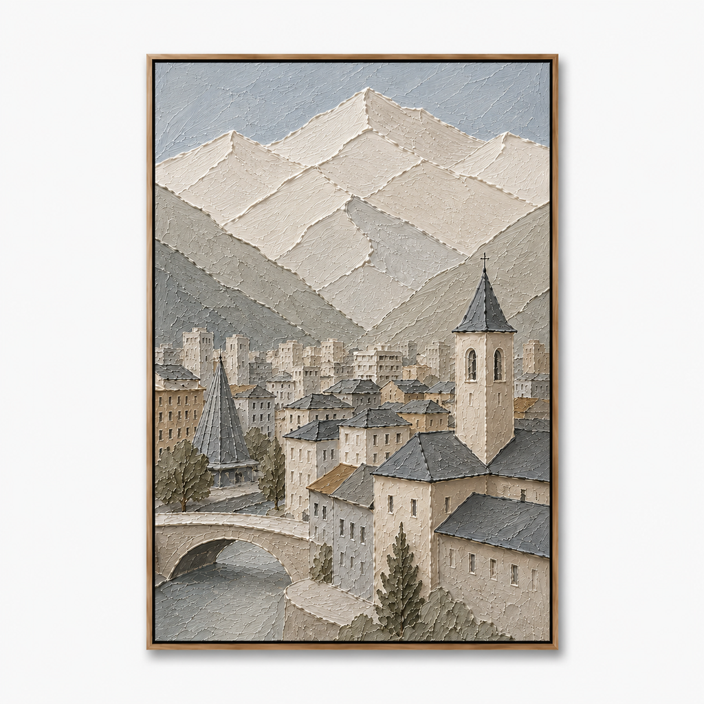 Impasto "Alpine Bell Tower"