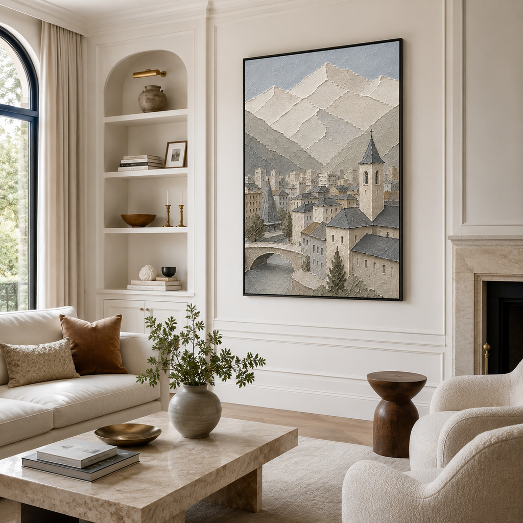 Impasto "Alpine Bell Tower"