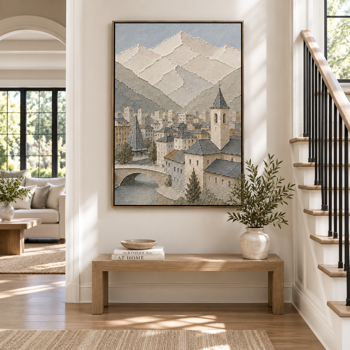 Impasto "Alpine Bell Tower"