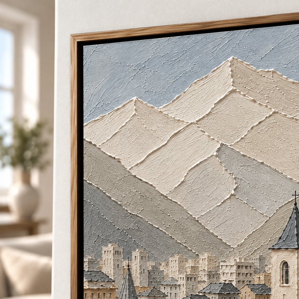Impasto "Alpine Bell Tower"