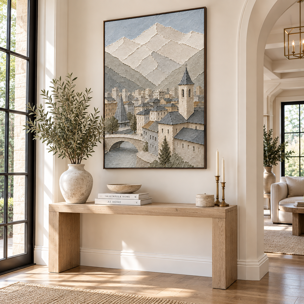 Impasto "Alpine Bell Tower"