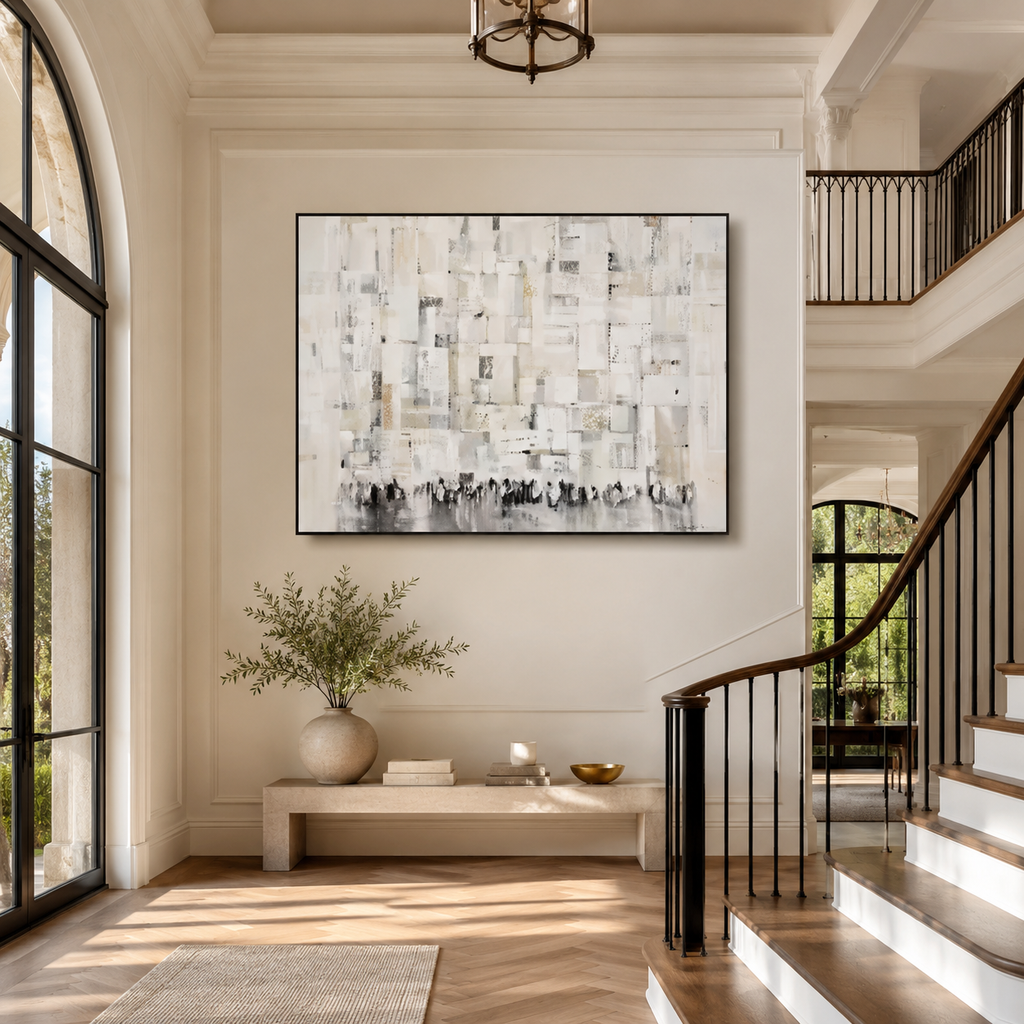 Abstract Wall Art "Luminous Assembly"