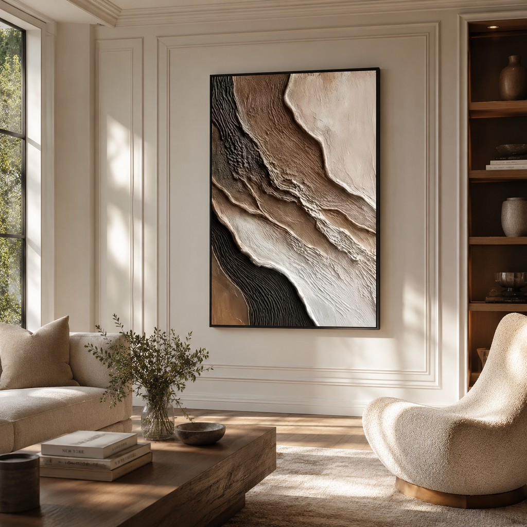 Wabi Sabi Art "Contours of Seressa"