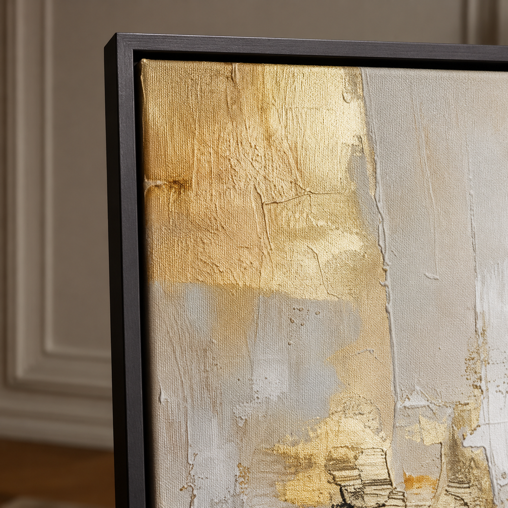 Abstract Wall Art "Gilded Reverie"